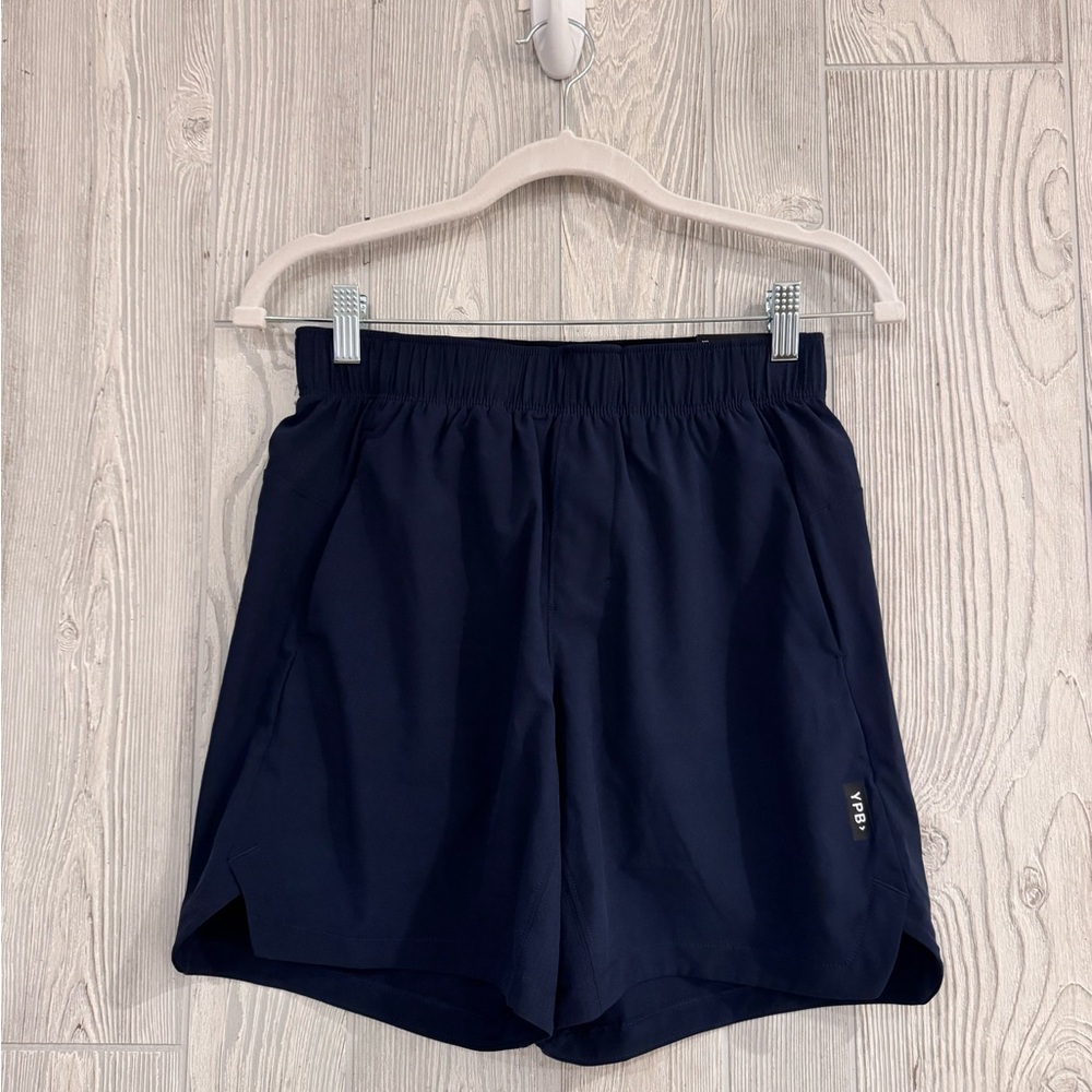 NWT Abercrombie and Fitch YPB motion TEK XS 6” unlined cardio short navy